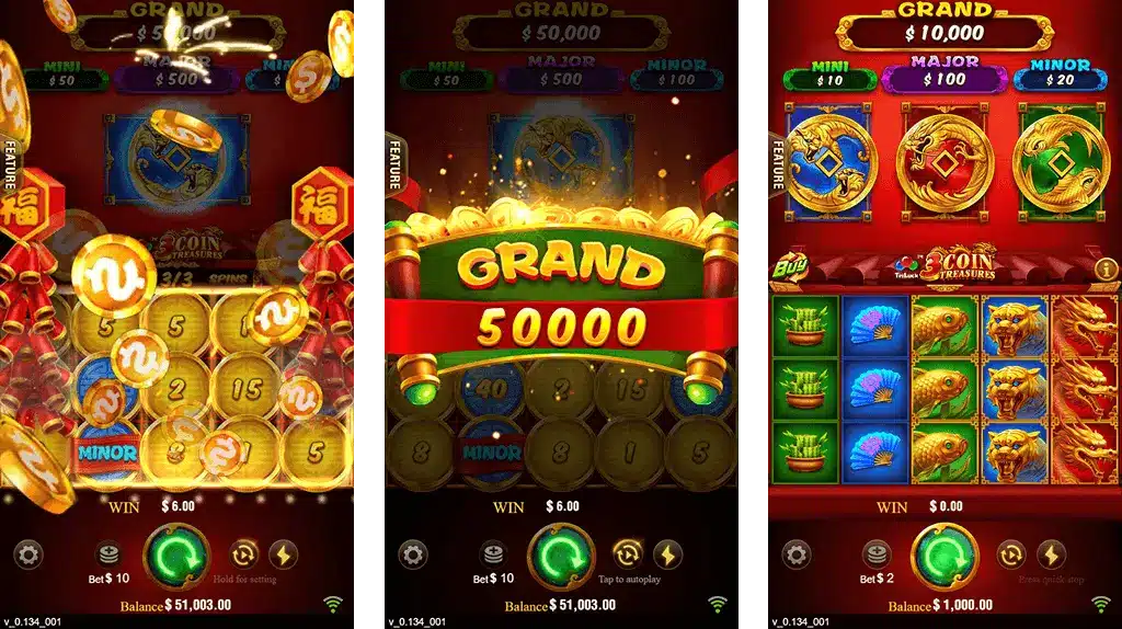 3 Coins Damangamelink Bonus